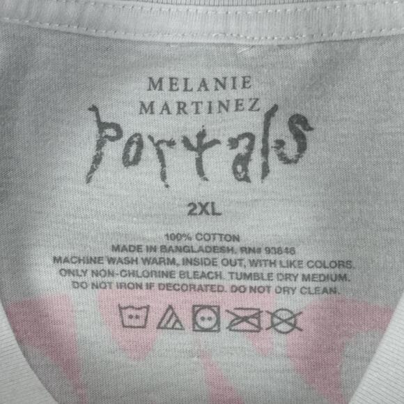 Melanie Martinez Portals North American Tour 2022 Music Graphic T-shirt Size 2XL - Picture 3 of 6